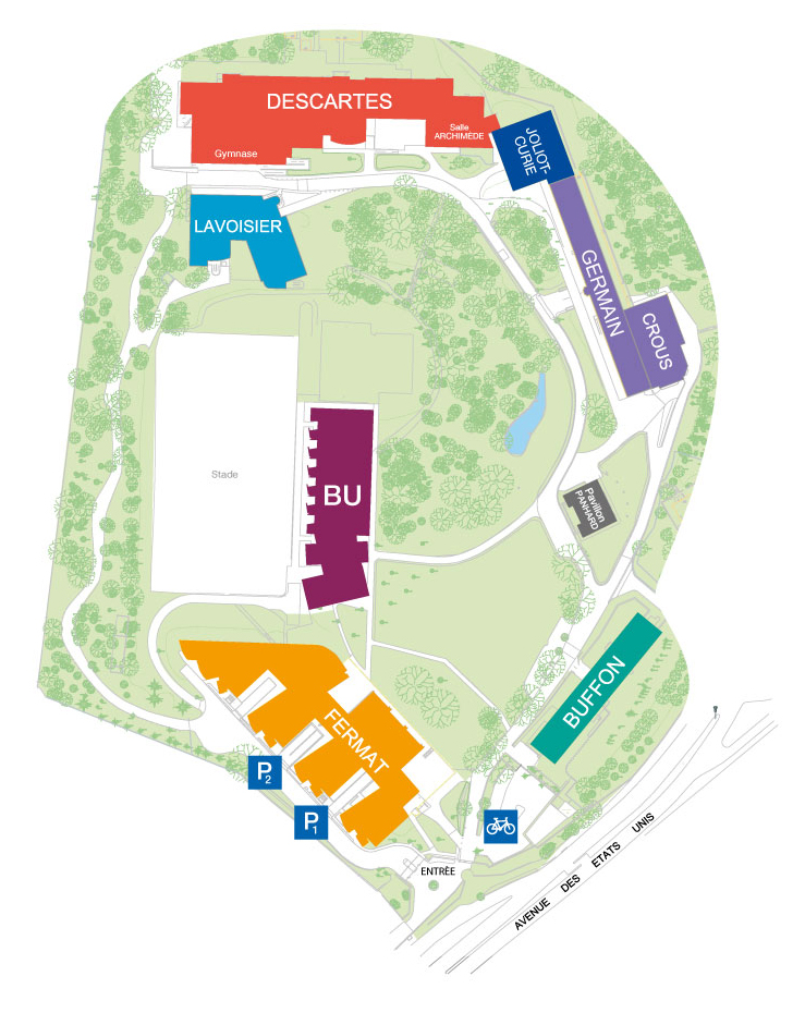 plan campus de versailles